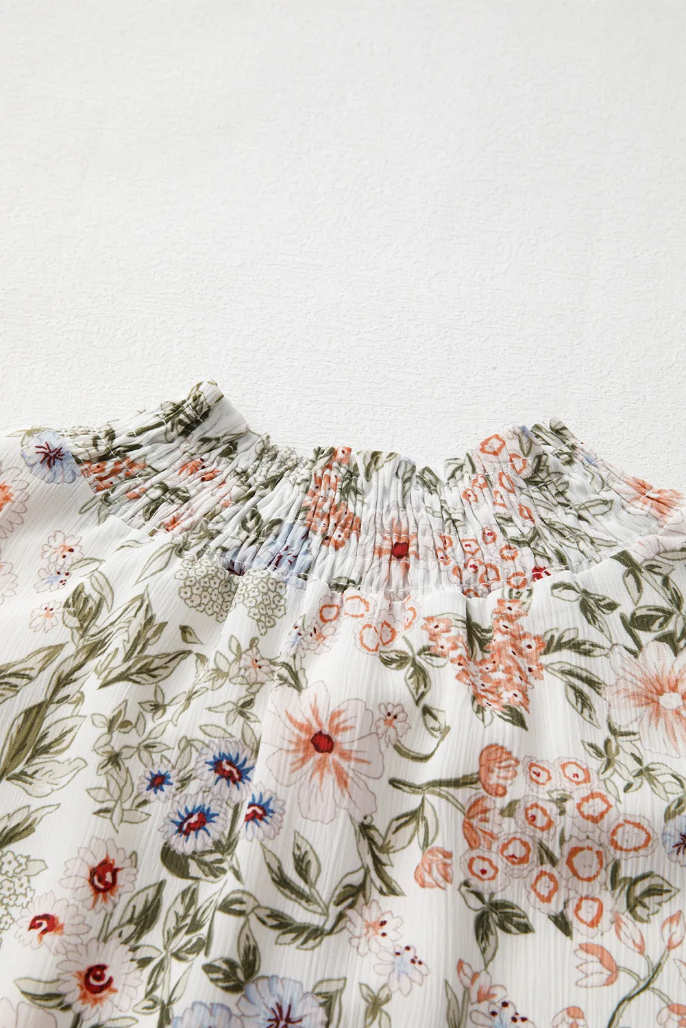 🌸 Printed Mock Neck Long Sleeve Mini Dress 🌸