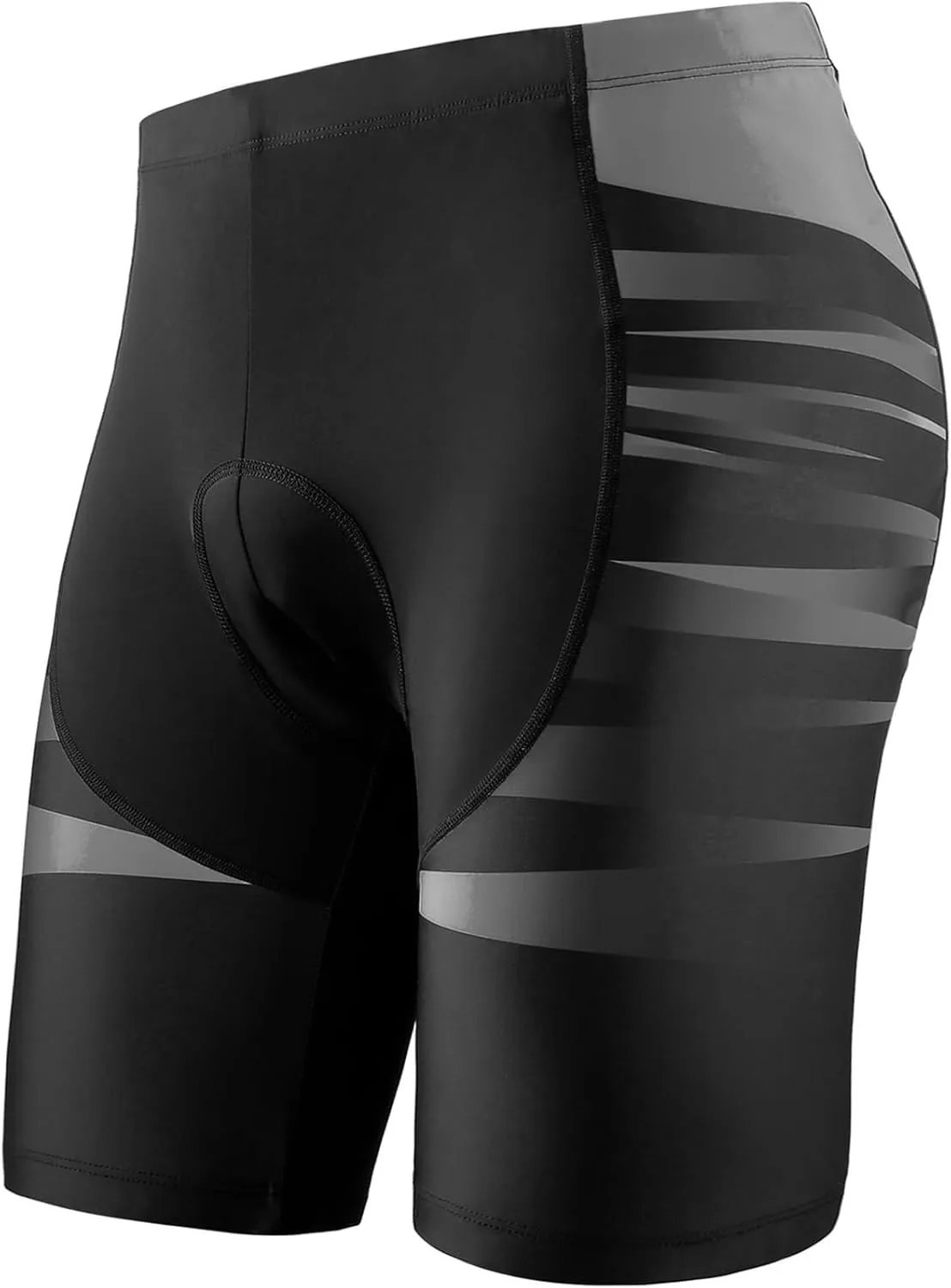 Padded Bike Shorts for Men - 4D Padding Mens Bicycle Cycling Biking Clothing Shorts, Breathable and Absorbent